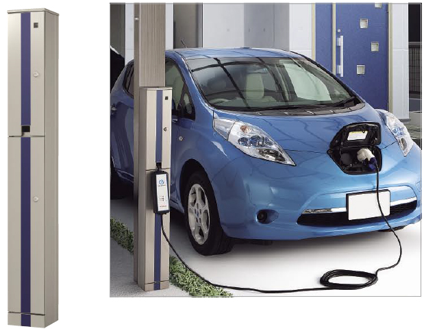 EVスタンド独立式四国化成 キズ有り