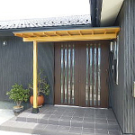 和風ユニエース庇A型玄関 和風ユニエース庇A型玄関 - メルカリ